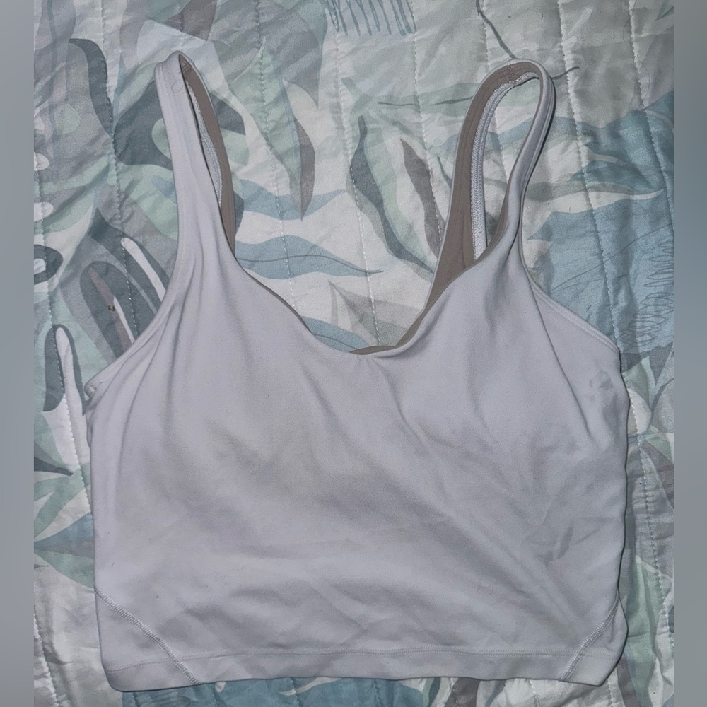 White Lululemon Align Tank size 6